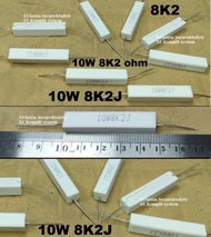 Resistor 10Watt 10W 8K2 ohm 10W8K2J  8K2ohm 10w8k2 8,2K 8,2 8.2 K 8K2J
