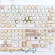 Keycap round Cute Heat Sublimation Backpack Cat 68HI75 HI8 K99 F99 104 F87 คีย์คัพ คีย์บอร์ดคอมพิวเต