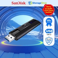 Genuine USB Sandisk Extreme PRO USB 3.2 Gen 1 Solid State CZ880 128GB capacity