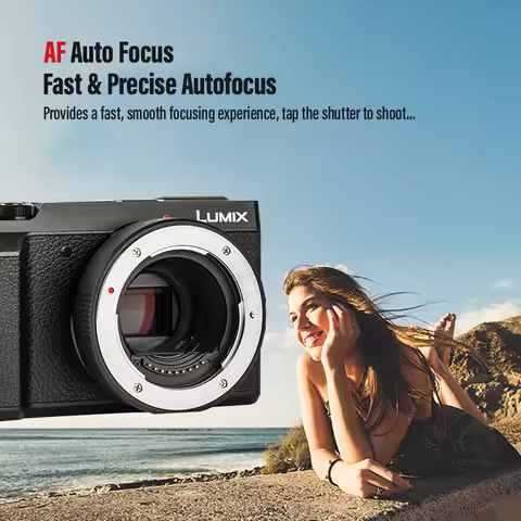 Auto Focus VILTROX JY-43F 4/3 Lens to Micro M4/3 Camera Adapter Mount for Olympus PL8 E-M5 E-PM1 E-M