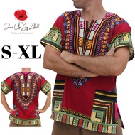 [New Arrival ] Traditional Dashiki Shirt, Batik Cotton Tropical Styled Thai Shirt, Suitable for Men and Women