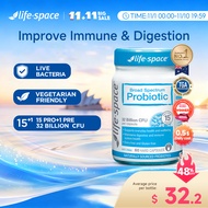 【Digestive Health】Life Space Probiotic Adult Broad Spectrum Supplement 60 Capsules Promotes Intestin