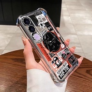 Vivo V70 FE 5G V70FE Phone Case Star Wars Clear Air Cushion Shockproof Phone Case Silicone Phone Cov
