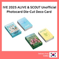 IVE 2025 ALIVE & SCOUT Unofficial Photocard Die-Cut Deco Card Kpop (92 pcs)