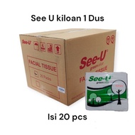 Tisu See-U Facial 650 gram 1dus ( isi 20 )