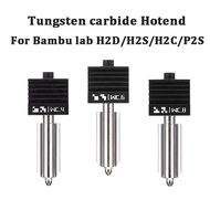 Original Hotend For Bambu Lab H2C P2S Hotend H2S H2D Hotend Tungsten carbide 0.4/0.6/0.8mm Nozzle Ho
