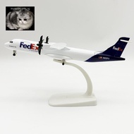 manysincerity 1 Set 20cm Fedex ATR Airplane Model Airplane Toy Diecast Metal Alloy Collection Childr