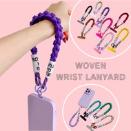 GANTUNGAN Woven Wrist Lanyard hp Hand Strap Mobile Phone Strap Charm Strap hp