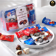 Coklat Kurma Almond Chocolate dates with Almond Asli Saudi