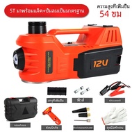 แม่แรงรถไฮดรอลิกไฟฟ้า 5 ตันปั๊มลมแนวนอนสําหรับรถยนต์ออฟโรดพิเศษสําหรับรถเปลี่ยนยางที่ติดตั้ง
