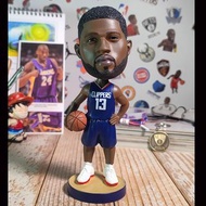 🔥籃球迷必備🔥Paul George #13 NBA Bobblehead Figure 手辦 模型 搖頭 公仔 人偶玩具20cm高