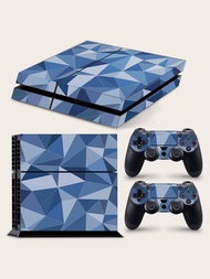 3sheets Geometric Print Sticker Compatible With Sony PS4
