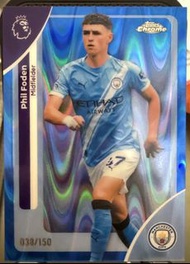 Topps Chrome Premier League Phil Foden 球員卡