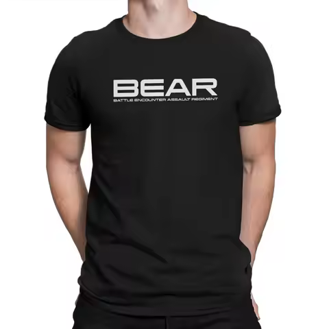 Escape From Tarkov Bear Tshirt Graphic Men Polyester Tops Vintage Goth Summer Streetwear Harajuku T 