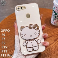 YuPin เคสโทรศัพท์ลาย Hello Kitty,เคสโทรศัพท์น่ารักสำหรับ OPPO F9 / F7 / F5 / F1S / F11 / F11 Pro ซิลิโคนนิ่ม