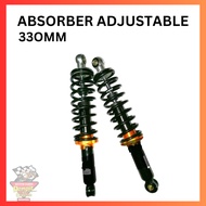 REMPIT Absorber Adjustable 330MM (3 Color) ex5 kriss wave rxz ct100 ct110 gt128 dash wave125 c70 gbo