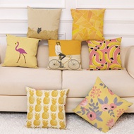 Floral Flamingo Pineapple Pillowcase Sofa Cushion Cover Car Seat Bed Home Decor