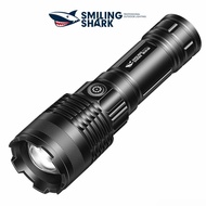 Smiling Shark SD5229 Rechargeable Torchlight,Led M60 6000 Lumens Super Bright Flashlight,Stepless Di