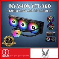 INVASION YFT-360 360MM FAN ARGB CPU AIO WATER COOLER / LIQUID COOLER YFT360