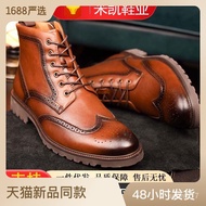 KY/16 High-Top Dr. Martens Boots Men's Boots Fleece-lined Cowhide Leather Shoes Men's Platform Boots Leather Side Zipper