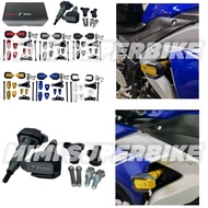 YAMAHA R25 V1 / MT25 V1 V2 BODY FRAME SLIDER WITH BRACKET SET PNP R 25 PROTECTOR ENGINE GUARD CRASH 