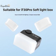 Kayaktion 1/3Pcs Camera Accessories Portable Flash Soft Light Box For  IT30PRO Camera Flash White Ye