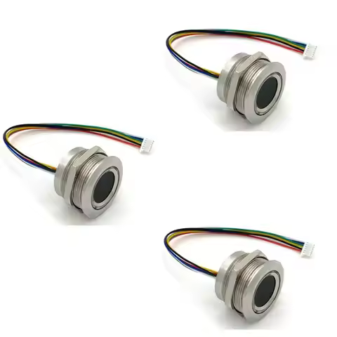 A53Q-3X R503 Circular Round Ring Indicator LED Control DC3.3V MX1.0-6Pin Capacitive Fingerprint Modu