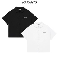 Karants Kemeja Boxy, Fabrik Kapas Sejuk, Trim Logam, Lelaki dan - KR256
