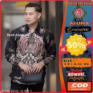 KEMEJA Solo Batik Shirt Men's Full Fur Long Sleeve Shirt Aluna Premium Traditional Clothing G_BA007