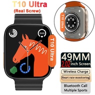 Smartwatch T10 Ultra Real screw Bluetooth call  49mm 2.09 Inch screen sport watch For Men And Women 