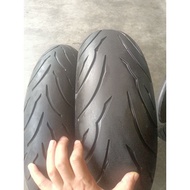 tayar motor saiz 170/60/17 120/70/17 brand continental tahun 16/17