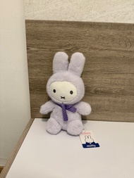 Miffy 啡色頭枕  Miffy紫色公仔