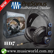 PreSonus HD7 Professional Monitoring Headphones Semi-Closed Back with Deep and Rich Bass (HD 7)