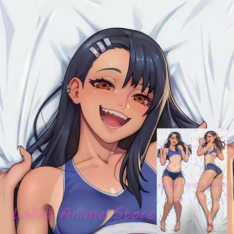 Dakimakura Hayase Nagatoro Anime Body Pillow Cover Double Sided Print Life Size Pillowcase Gifts