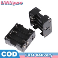 LANfigure 8*AA 12V Battery Clip Slot Storage Holder Box Case With 9V Snap Connector MY