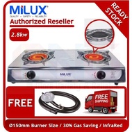 Milux InfraRed Strong Heat Gas Cooker / Stove MSS-8122IR (MSS8122IR)