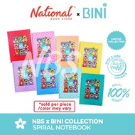 NBS x BINI Spiral Notebook PP Cover 80 Sheets 5.83 inches x 7.87 inches