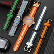 Genuine leather Watchband 22mm for blancpain X swatch Five Oceans watches band sport watch strap dus