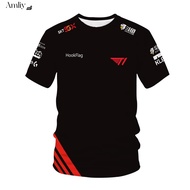 Baju T-shirt Lelaki Etfb03 Esports G2 Esports Game Lol Csgo Pro Player Fashion Streetwear High Quali
