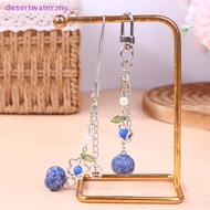 DWMY 1Pc Cute Beaded Blueberry Mobile Phone Pendant Keychain Backpack Decoration Lanyard For Headpho