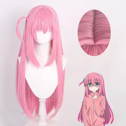 Bocchi The Rock All Roles Cosplay Colorful Synthetic Long Straight Anime Guitar Hero Coser Cute Girl