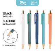 Nusign Gel Pen 0.5mm tinta hitam NS557