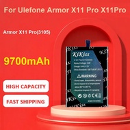 KiKiss Battery For Ulefone Armor X11 Pro,Armor X11 Pro(3105),9700mAh