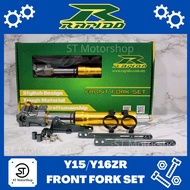 RAPIDO FORK UP SIDE DOWN (USD) 26MM FOR Y15/Y16ZR RS SERIES AND RS150R/RSX GOLD/TITANIUM/SILVER