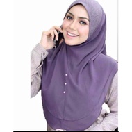 TUDUNG MUSLIMAH SARUNG SARIMA CHIFFON AWNING DENIM