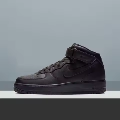 Nike Air Force 1 Mid Unisex Classic Sneakers, Comfortable Cushioning & Ankle Support, Durable Casual