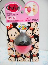 【正版】日本迪士尼 米妮/美妮 防曬護唇膏-蜜桃甜莓 SPF22 