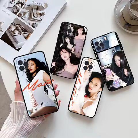 Singer J-Jennie Phone Case For IPhone 16 15 14 13 12 Mini 11 Pro XS Max X XR SE 6 7 8 Plus Soft Sili
