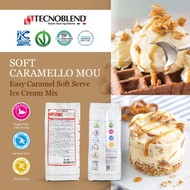 [Italy Brand] Tecnoblend Premium Caramel Soft Serve Ice Cream Powder 1kg | Soft & Sweet Caramello Mo