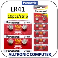 Panasonic LR41 Alkaline Button Battery  / 1.5V LR41 / AG3 / G3A Button Cell Battery / Expiration Dat